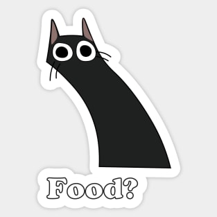 Cat food meme Sticker